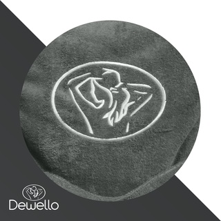 Dewello Bademantel mit Kapuze Baumwolle, Frottee Unisex Grau, verschiedene Größen , Farbe: Grau, Größe (Kleidung): S