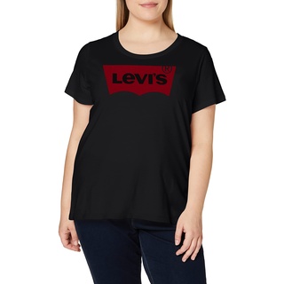 Levi's Damen Plus Size Perfect Tee T-Shirt, Stonewashed Black, 2XL