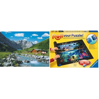 RAVENSBURGER PUZZLE 19216 - Karwendelgebirge, Österreich - 1000 Teile Puzzle für Erwachsene und Kinder ab 14 Jahren, Puzzle mit Bergen & Puzzlematte für Puzzles mit bis zu 300-1500 Teilen