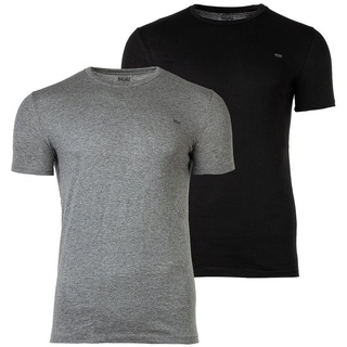 Diesel T-Shirt Herren T-Shirt - UMTEE-RANDAL-TUBE, Rundhals grau|schwarz XL