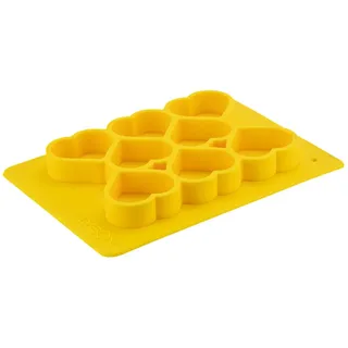 LYSON Teelicht Tealight Herzen Kerzengießform mit Docht Mit Fuß im Set-Form Set Teelichter Bienenwachs, Soja-Wachs, Seifenbasis, kreativer Beton Kerzenherstellung