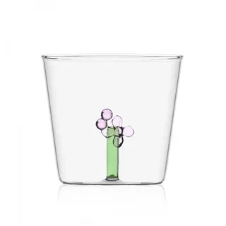 Ichendorf Milano Greenwood Alphabet Blume Buchstabe I Tasse, Glas, 35 ml, Rund, Zuhause