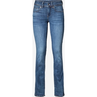 G-Star Midge Mid Straight Jeans Medium Indigo Aged 28 30