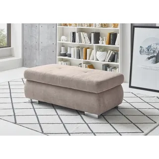 Hocker DIE PLANBAR "MP-IN16037", lila (flieder), B:129cm H:47cm T:64cm, 90% PES 10% PA, Hocker, Hocker mit Stauraum Polsterhocker, mit Stauraum