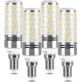 Vicloon LED Maiskolben Lampen,4er-Pack E14 Mais Glühbirnen,10W 1300LM,Warmweiß 3000K,Groß Abstrahlwinkel 360°,Kein Flackern,Led Leuchtmittel