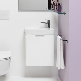 LAUFEN Pro S Handwaschbecken mit Base Waschtischunterschrank mit 1 Tür B: 48 H8159544001041+H4021021102601