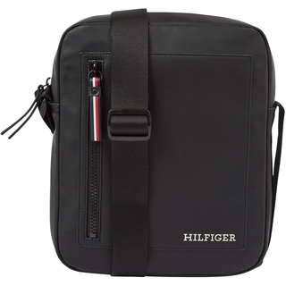 Tommy Hilfiger Herren Umhängetasche Pique Reporter Mittelgroß, Schwarz (Black), Einheitsgröße - Einheitsgröße