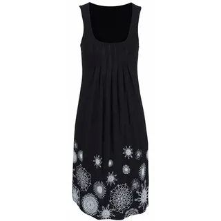 beachtime by lascana Strandkleid Schwarz/Weiß 40