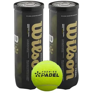 Wilson Pelotas Padel Premier Padel Speed Pack 2 Botes de 3 Pelotas