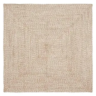 vidaXL Bereichsteppich Braun 120 x 120 cm Jute