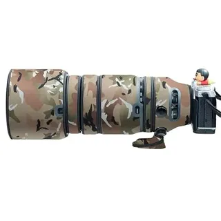 XCOAT Wasserdichte Camouflage-Kamera-Objektivabdeckung, kompatibel mit Fujinon XF 100–400 mm F4.5–5.6, Regenschutz, Objektivschutzhülle, Anzug für Wildtier- und Sportfotografie (MC Camouflage)