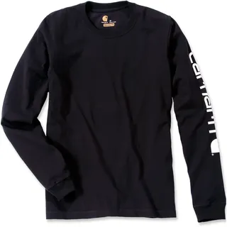 CARHARTT Long Sleeve Logo-Shirt | black L