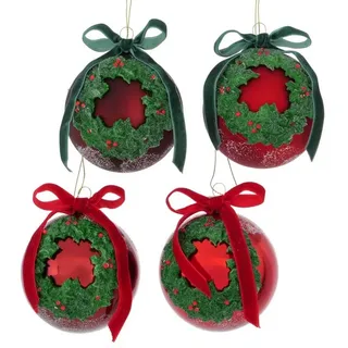 BOLTZE Weihnachtsbaumkugel Elwin Weihnachtskugel sortiert 8 cm (1 Stück)