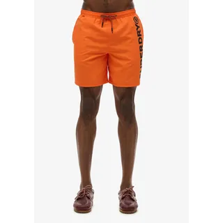 Superdry Sport Graphic 17 ́ ́ Badeshorts - Denver Orange - L