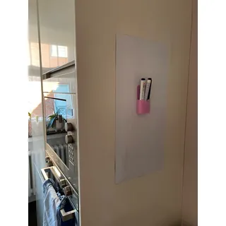 Tafelfolien-Shop Magnetfolie | Tafelfolie Kinder | PVC-Frei | Haftgrund für Magnete | Magnettafel | selbstklebend | beschreibbar, abwischbar, magnetisch, zuschneidbar (weiss, 30x30cm)
