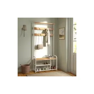 Garderobenständer, Garderobe, Kleiderständer 9 Haken