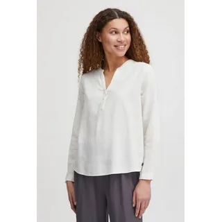 Oxmo Tunika OXAnja - 21800171-ME Tunika aus Leinenmix in Weiß | Gr.: 36