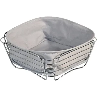 KESPER KESPER® Brotkorb, Baumwolle, Metall, (1-tlg), vielseitig einsetzbar grau|silberfarben