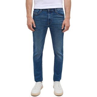 Mustang Oregon Slim K Jeans in mittelblauer Waschung-W34 / L34