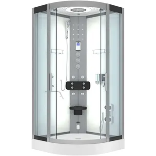 AcquaVapore Dampfdusche Duschkabine Sauna Dusche D58-00T3 80x80 cm ohne 2K Scheiben Versiegelung