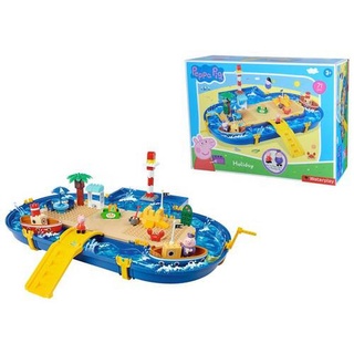 BIG Wasserbahn, Blau, Mehrfarbig, Kunststoff, 59x44x19.50 cm, Spielzeug, Kinderspielzeug, Spielzeug für Draußen