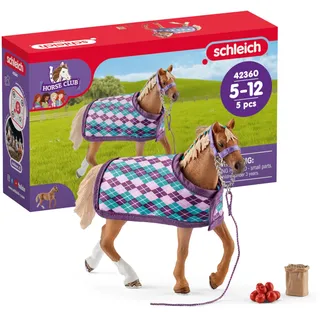 Schleich Horse Club Englisches Vollblut mit Decke 42360