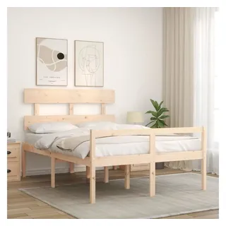 vidaXL Seniorenbett 140 x 190 cm Beige