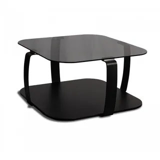 Harper Schwarz Glas 75 x 40 x 75 cm