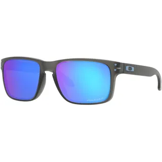 Oakley HOLBROOK OO 9102 Smoke Grey Opal/Prizm Sapphire 55/18/137 Herren Sonnenbrillen - 55 (Einheitsgröße)