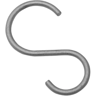GARDINIA Vorhangstange S-Haken 1-läufig Ø 25 mm 0 cm Silber