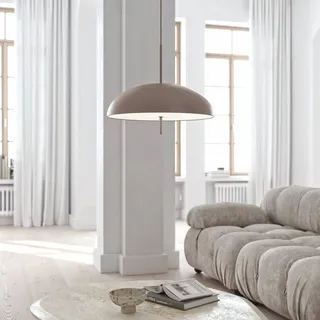 DFTP by Nordlux Design Hängelampe Versale, dimmbar, braun / rost, für Wohn- / Esszimmer, Metall, Skandinavisch, Pendelleuchte - 49.5 cm - 49.5 cm - 41 cm