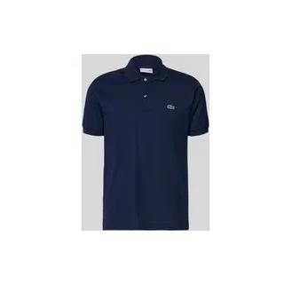 Poloshirt mit Label-Stitching Modell 'L.12.12 CORE', Marine, XS