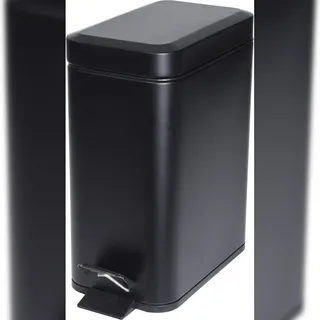 Storage Solutions Metall Mülleimer 5 l Schwarz