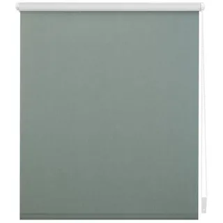 Rollo Thermo-Verdunkelungsrollo ohne Bohren, Klemmfix, Roomy, Klemmbar, Klemmbar grün 140 cm x 175 cm