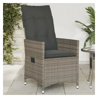 vidaXL Gartensessel 59 x 59 x 92 cm grau