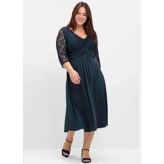 sheego Abendkleid Blau 58
