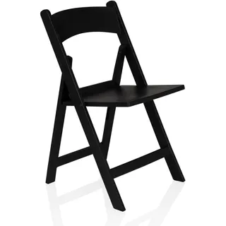 hjh living TRAVANO 1 Klappstuhl 44 x 44 x 80 cm schwarz 2 St.