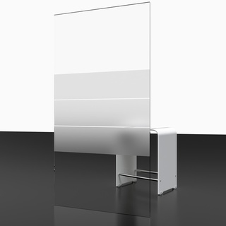 SCHULTE Duschwand »Alexa Style 2.0«, BxH: 90 x 200 cm, ESG, Drehtür mit Seitenwand, Ecke - silberfarben