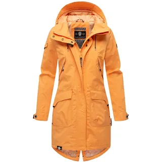 Navahoo Damen Übergangsjacke leichte Jacke mit Kapuze Pfefferschote Apricot Sorbet Gr. M