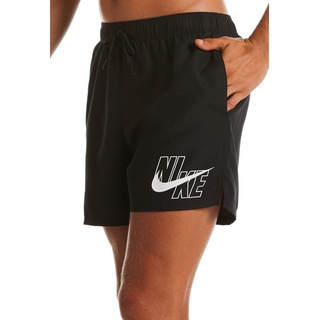 Nike Herren 5 Volley Shorts Badehose, Schwarz, XL EU