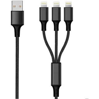 2Go 797155 Lightning-Kabel 1,5 m Schwarz
