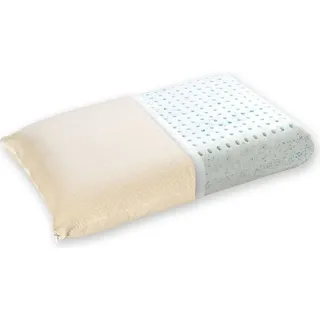 letti moderni KopfKissen Classic Gel Latex 40 x 80 cm Weiß