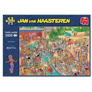 Jumbo 1110100313 - Jan van Haasteren, Efteling Fata Morgana, Comic-Puzzle, 5000 Teile