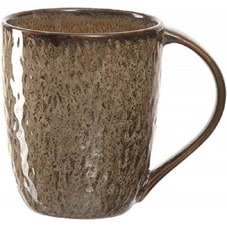 Leonardo Matera Keramik-Tasse 1 Stück, spülmaschinengeeignete Kaffee-Tasse, 1 mikrowellenfeste Tee-Tasse, Becher mit Glasur, beige 430 ml, 018538