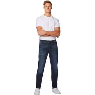 Mavi Herren Jeans Marcus Slim Fit Dark Brushed Ultra Move 0035131833 Normaler Bund Reißverschluss W 29 L 34