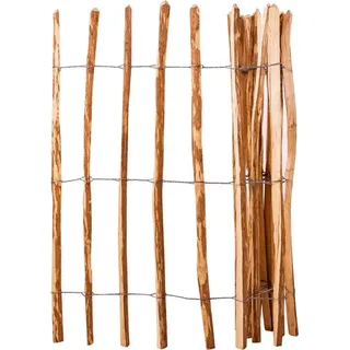vidaXL Staketenzaun 120 x 250 cm Haselnuss