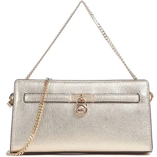 Michael Kors Larga Umhängetasche Leder Gold/Khaki