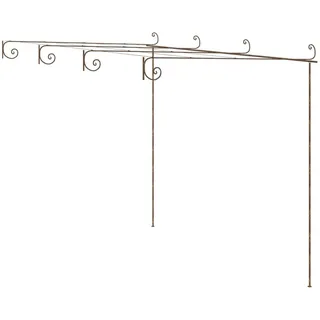 vidaXL Rosenbogen 400 x 300 x 250 cm Braun