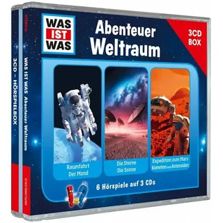 Tessloff WAS IST WAS 3-CD-Hörspielbox Abenteuer Weltraum