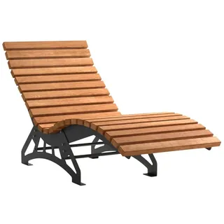 SO-TECH® Gartenliege Wellenliege Untergestell verstellbar DIY Bausatz, Holzlatten, 1 St., B: 80cm, 6mm massiver Edelstahl SS201, schwarz, Kiefer schwarz